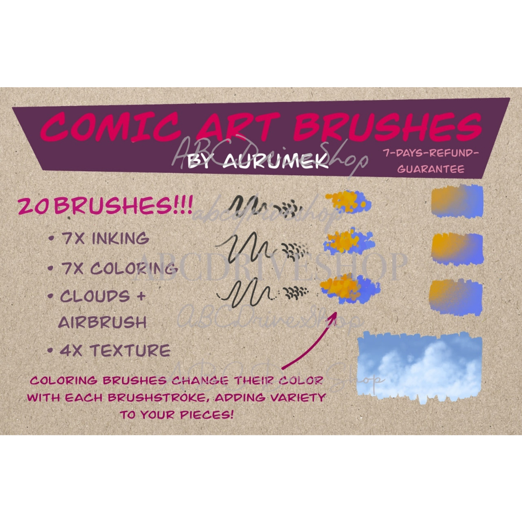 Jual Procreate Brush - Comic Art Brushpack | Shopee Indonesia