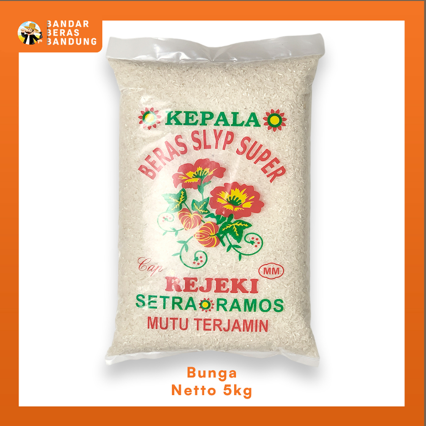 Jual BERAS RAMOS SETRA CAP BUNGA 5 KG | Shopee Indonesia