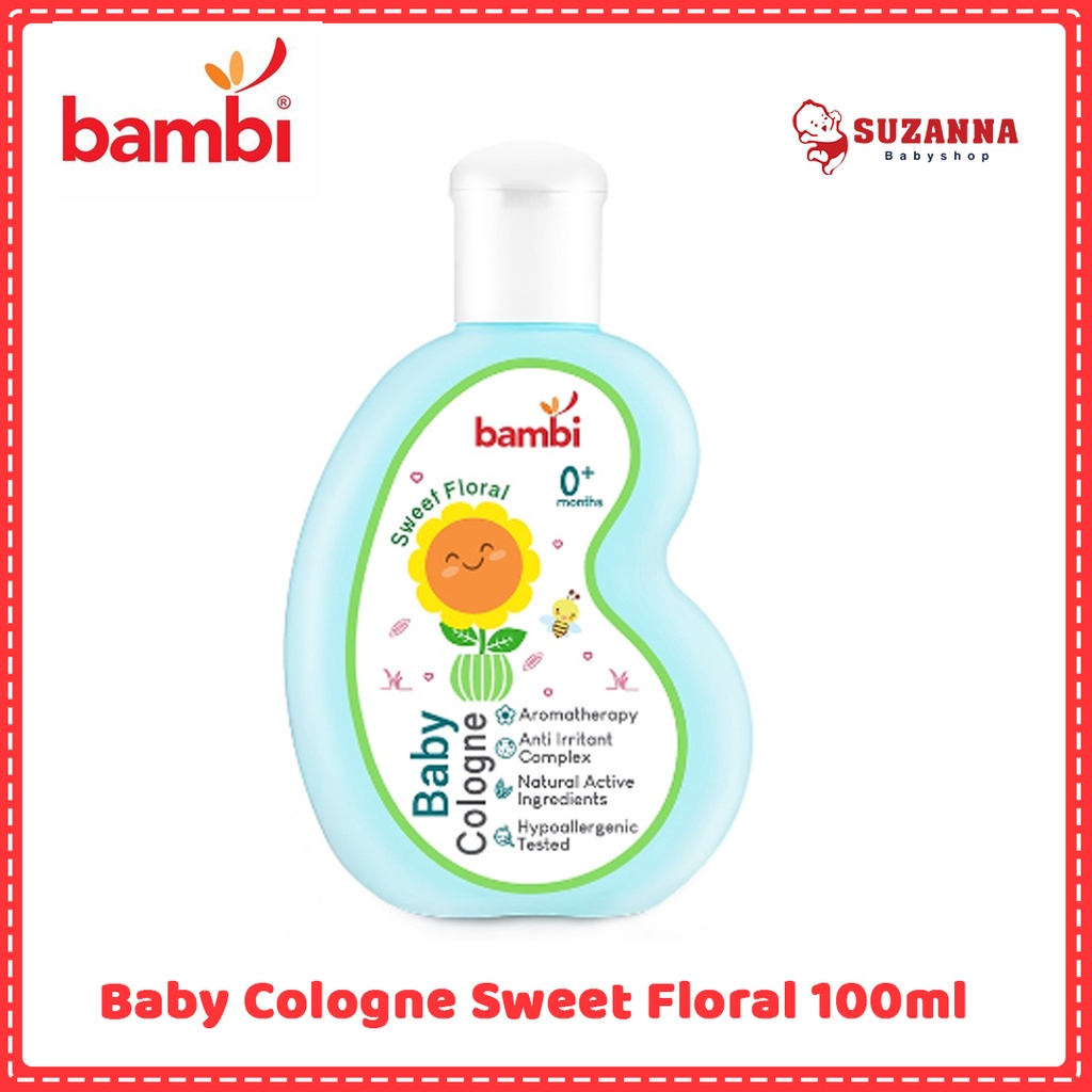 Jual Bambi Baby Cologne Sweet Floral 100ml | Shopee Indonesia