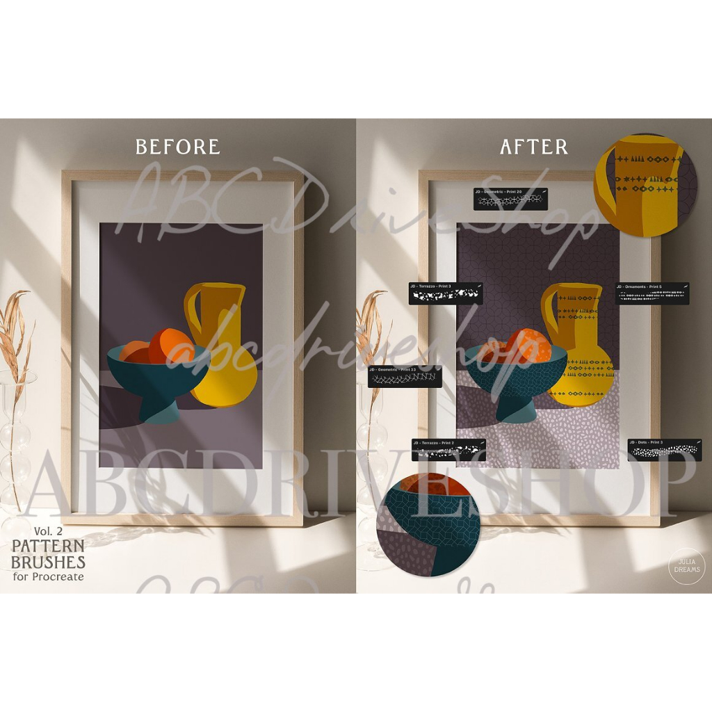 Jual Procreate Brush - Pattern Brushes Vol 3 | Shopee Indonesia