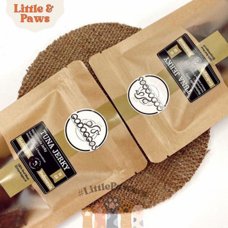 Jual Godoggos Fish Tuna Jerky Dehydrated Dog Treats Snack Anjing