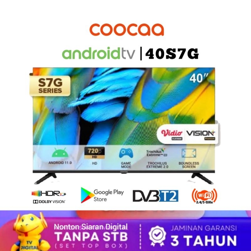 Jual Coocaa Smart Tv 40 Android 11 Fhd Dvbt2 Playstore 2 4g 5g