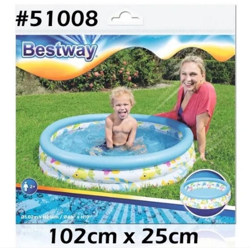 Jual Bestway 51008 Kolam Renang Anak Mandi Bola Ocean Pool - 102 X 25 ...