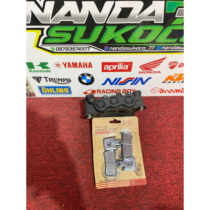 Jual kampas rem moge yamaha R1 kaliper sumitomo 6piston | Shopee Indonesia