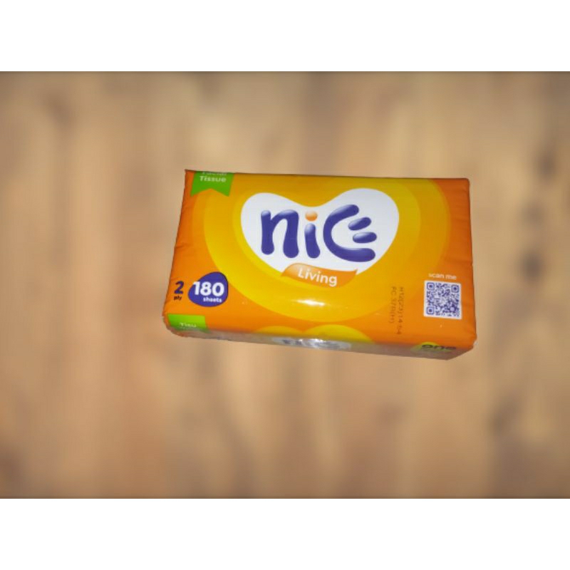 Jual Tissu Nice (Facial Tissue) 180 Sheet - 2Ply (Isi 1 pcs) | Shopee ...