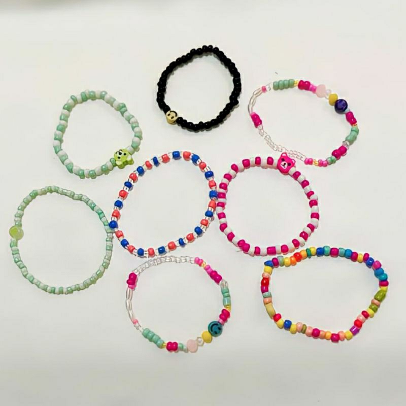 Jual GELANG MANIK MANIK LUCU WANITA | Shopee Indonesia
