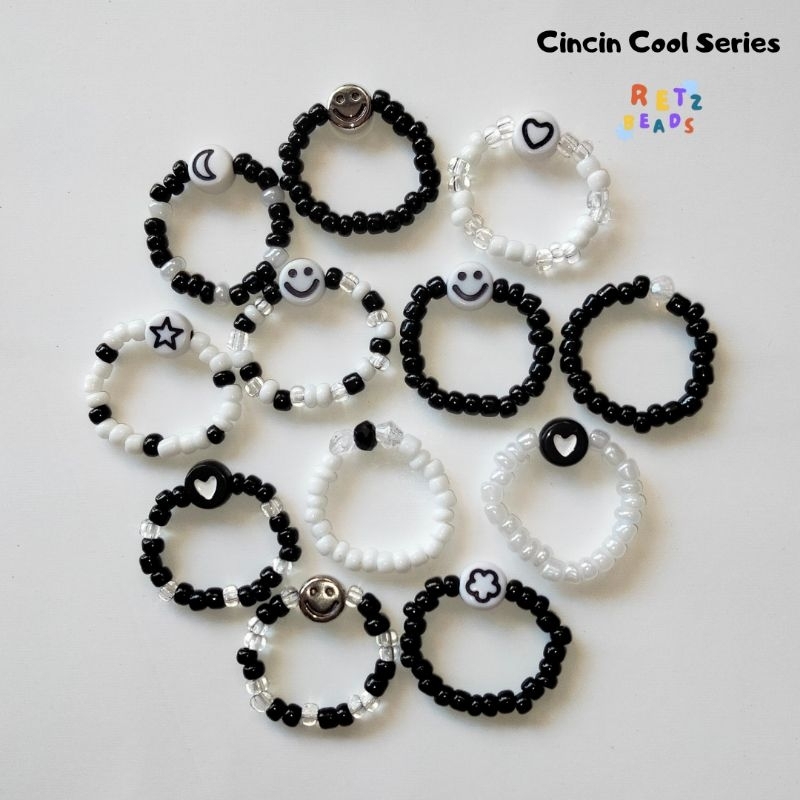 Jual Cincin Korea Manik Manik Lucu Cool Series Shopee Indonesia