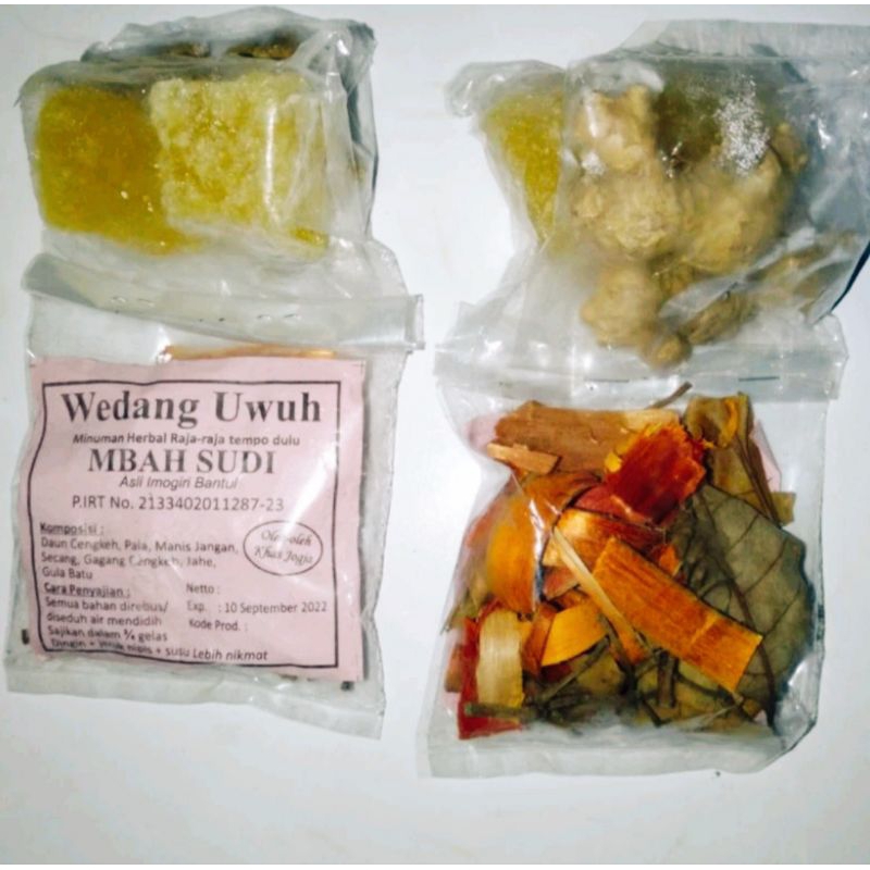 Jual Wedang Uwuh Mbah Sudi Asli Ukuran Jumbo 2x Seduh /Wedang Uwuh ...