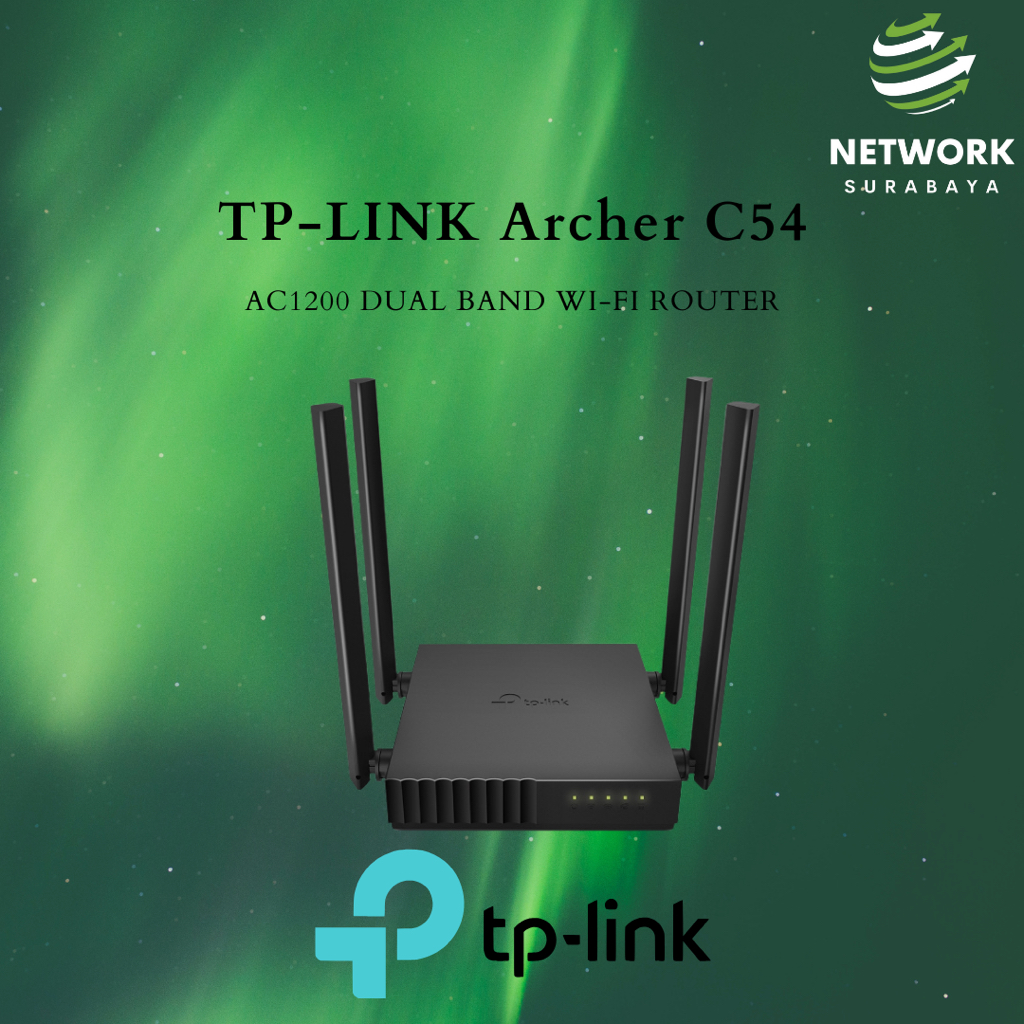 Jual TP-Link Archer C54 AC1200 Dual Band Wi-Fi Router | Shopee Indonesia