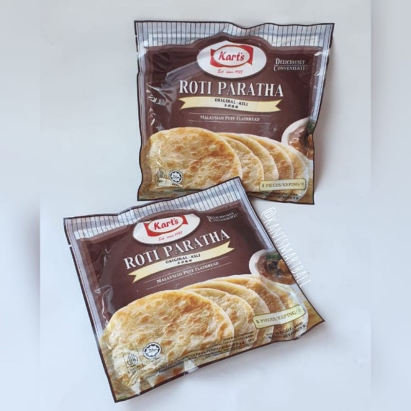 Jual karts roti paratha original frozen / kart's parata | Shopee Indonesia