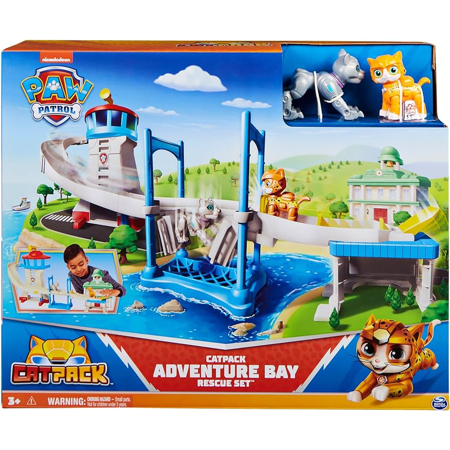 Jual BEYBA Paw Patrol Catpack Adventure Bay Rescue Set Cat Pack Playset