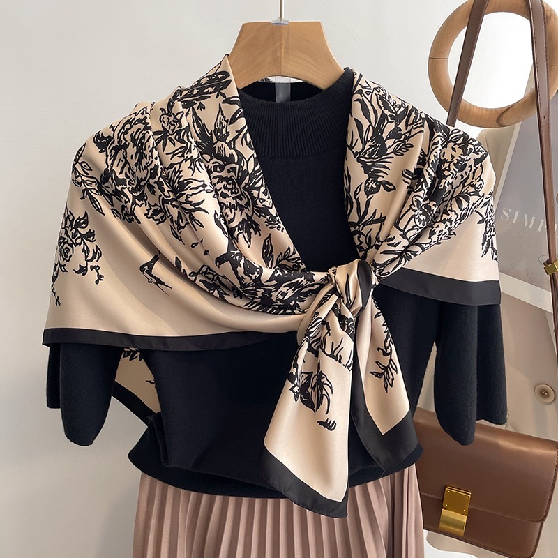 Jual Kate Printed Smooth Neck Scarf | Shopee Indonesia