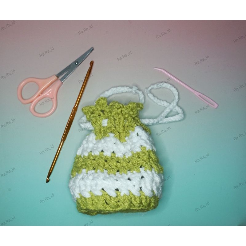Jual pouch koin rajut (Open Po) | Shopee Indonesia