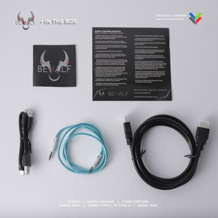 Jual BEHALF BLACK MODUL GAME CAPTURE / VIDEO CAPTURE LIVE STREAMING ...