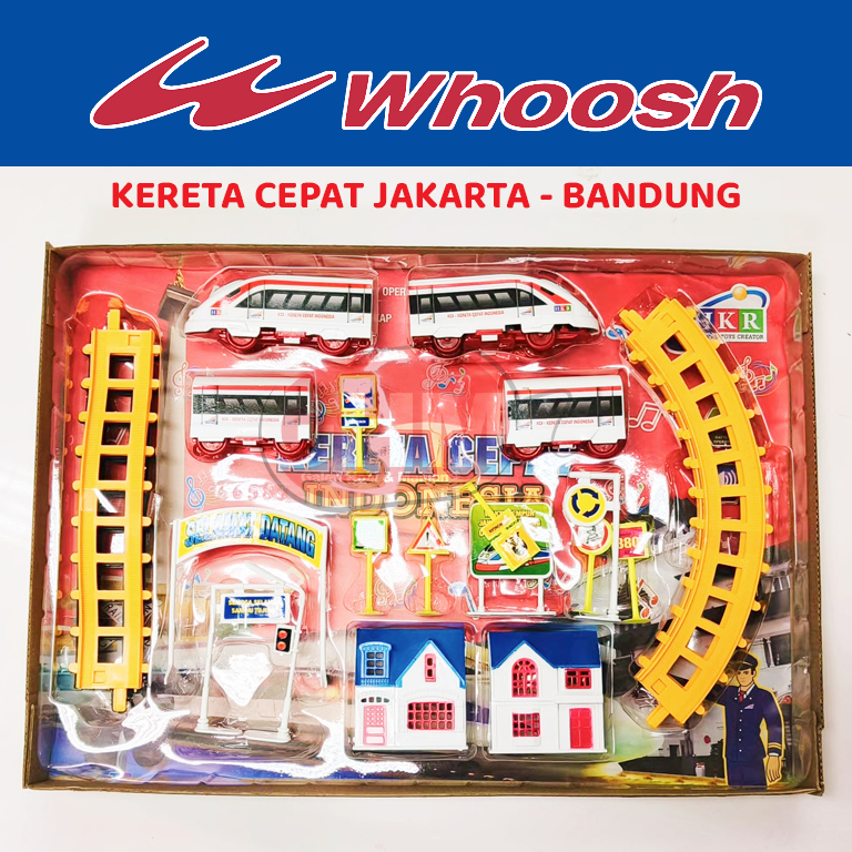Jual Mainan Anak Kereta Api Indonesia Polisi Tentara Full Set OTOMATIS ...