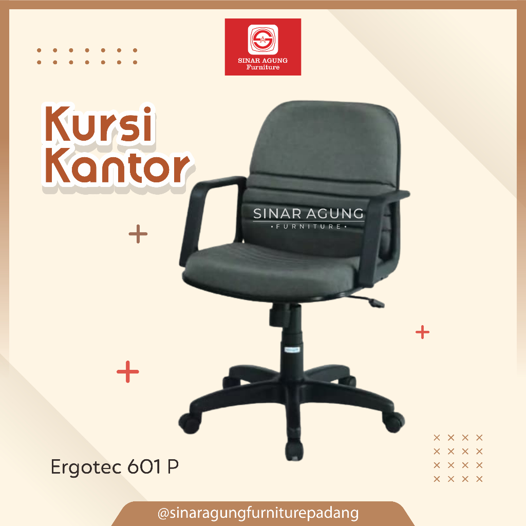 Jual ERGOTEC Kursi Kantor Ergonomis Office Chair | Shopee Indonesia