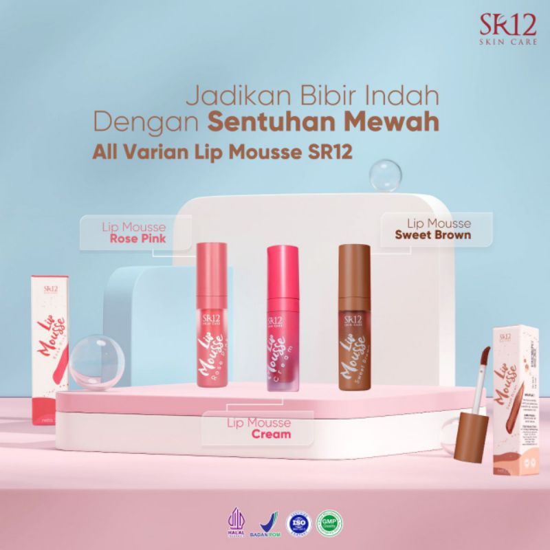 Jual Sr12 Lip Mousse Cream Shopee Indonesia 6137