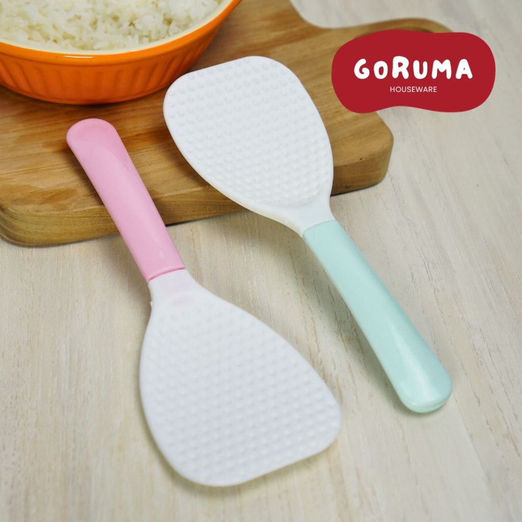 Jual GORUMA - Centong Nasi Anti Lengket Besar dan Kecil / Sendok Nasi ...