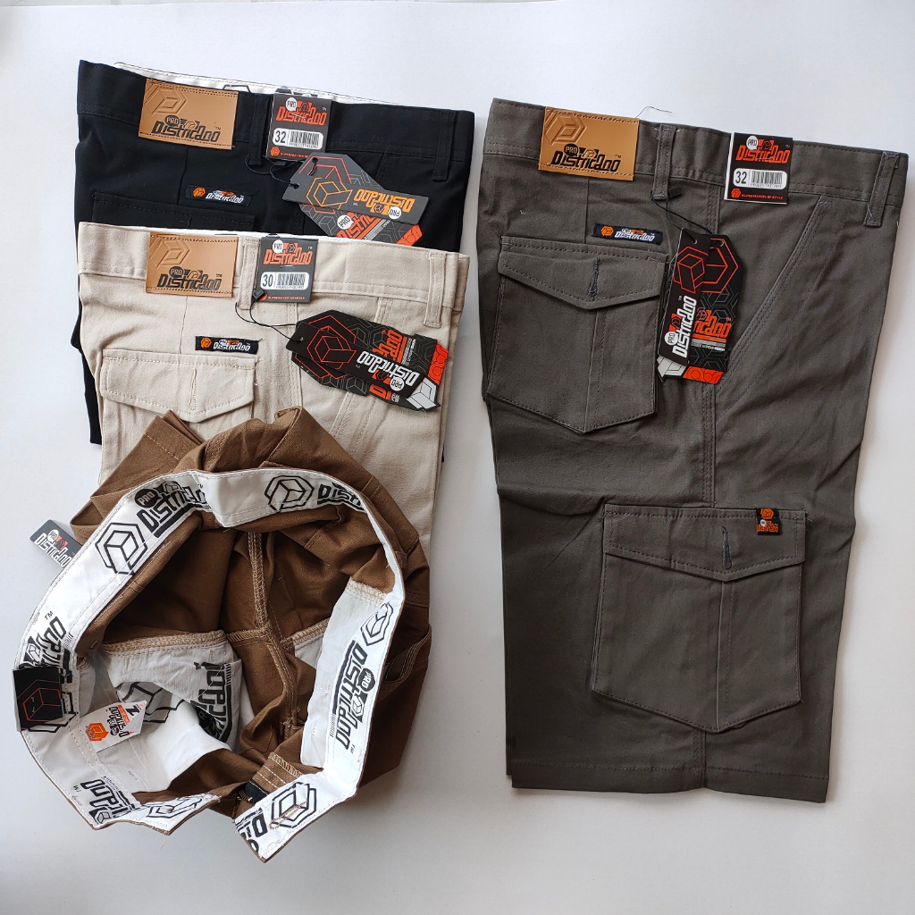 Jual Celana Pria Pendek Cargo Jumbo Distro Army Bahan Katun Chino ...
