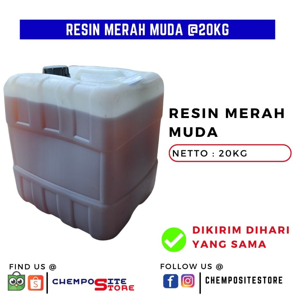 Jual Resin Fiberglass Minyak Fiber Lem Fiber Butek Kg Shopee