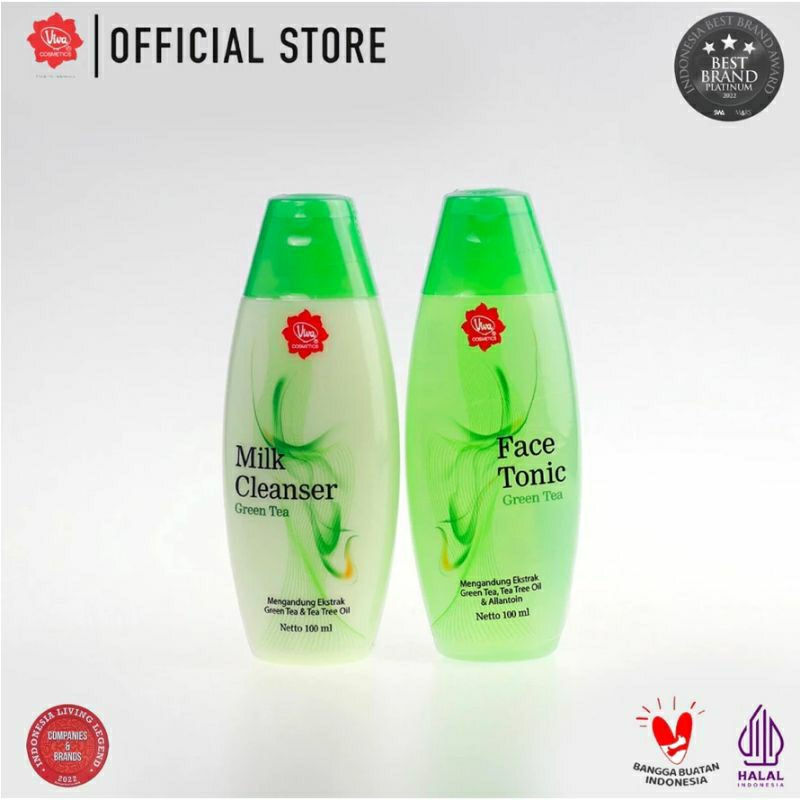 Viva Milk Cleanser dan Face Tonic produk kecantikan wajah