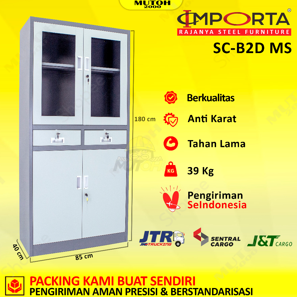 Jual CARGO | lemari arsip lemari besi filling cabinet - IMPORTA SC-B2D ...