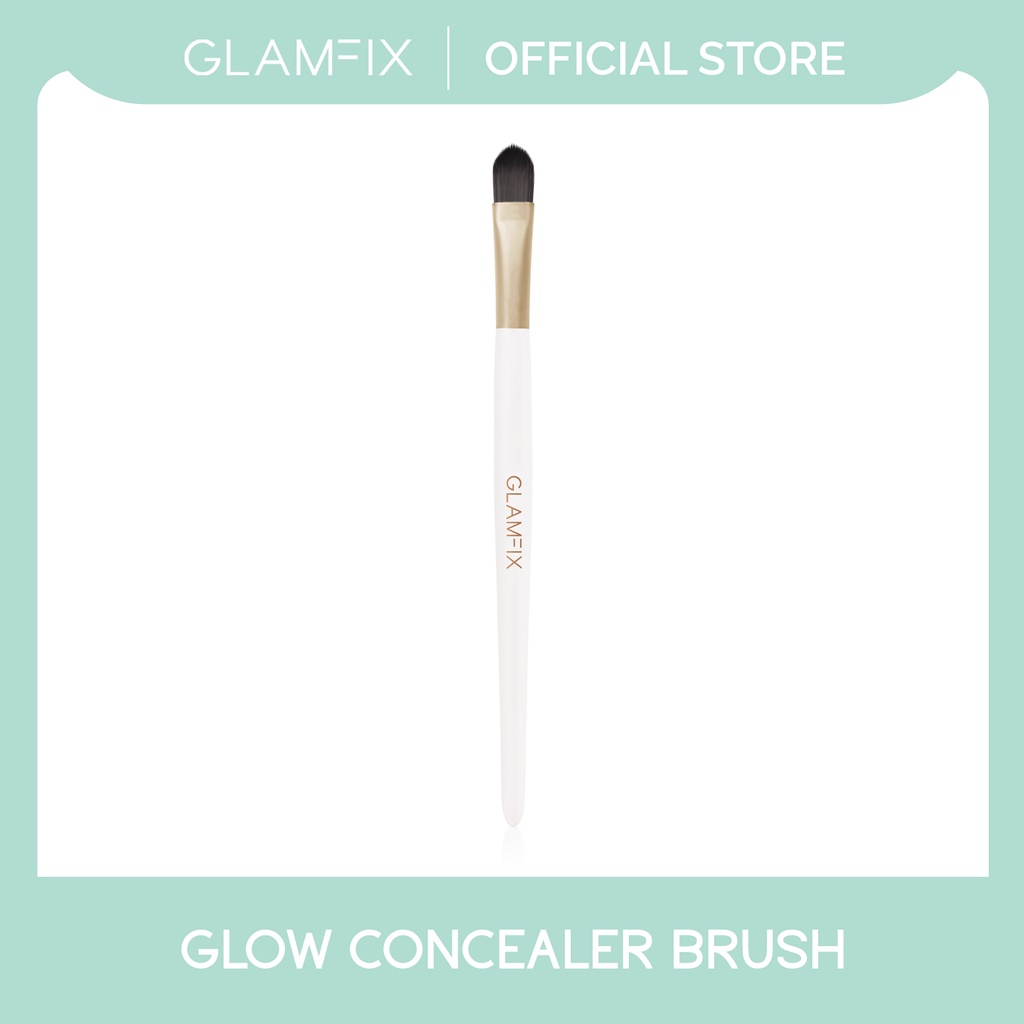 Jual GLAMFIX Classic Pure White Makeup Brush | Shopee Indonesia