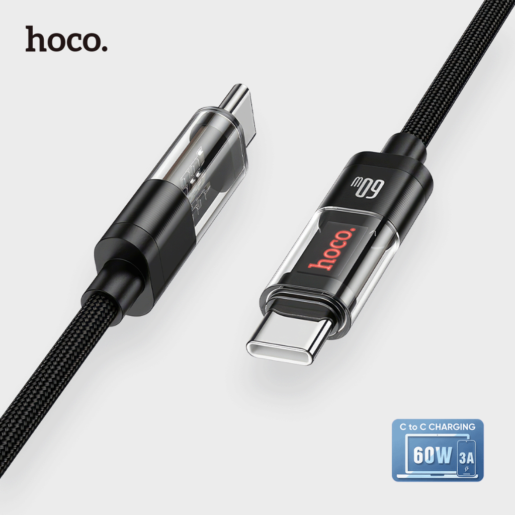 Jual HOCO Kabel Cable Fast Charging PD 27W Type-C to Lightning 60W Type ...