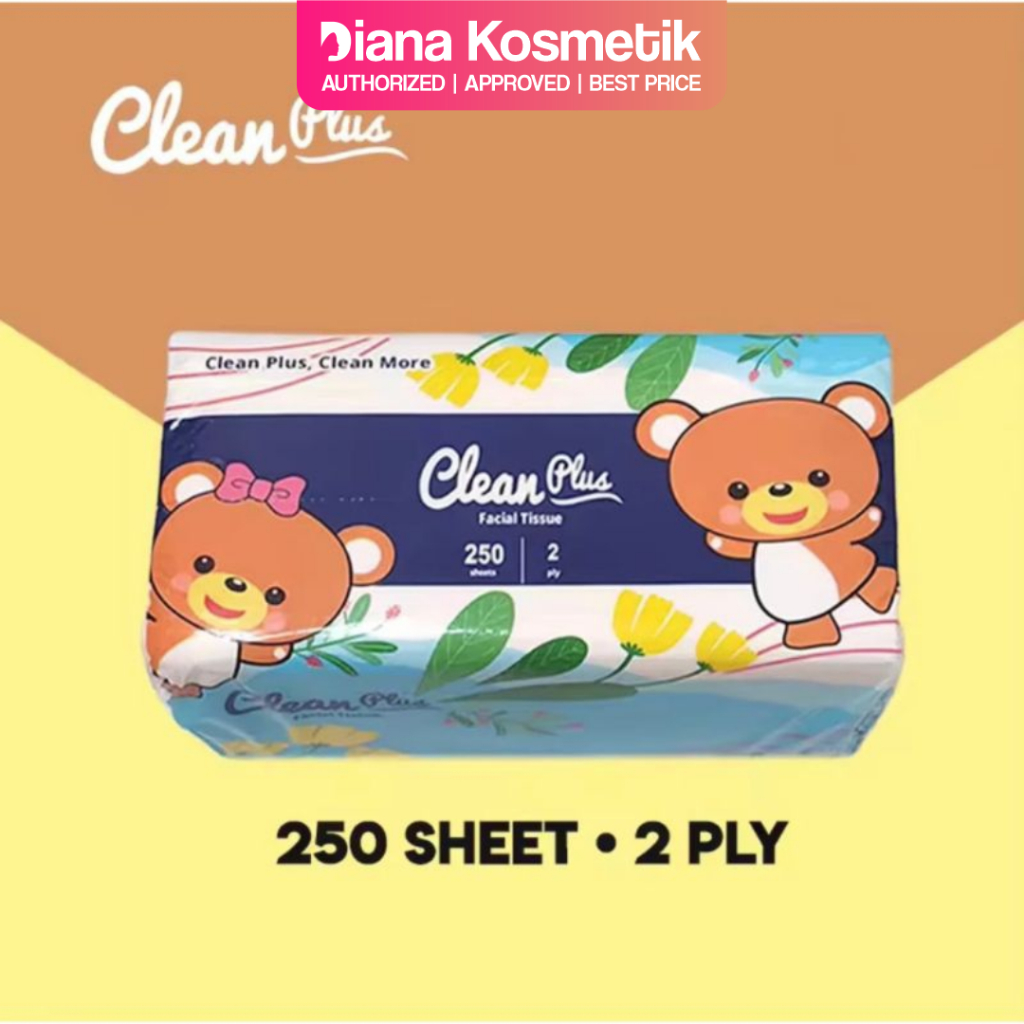 Jual Clean plus facial softpack tissue 250sheet | Shopee Indonesia