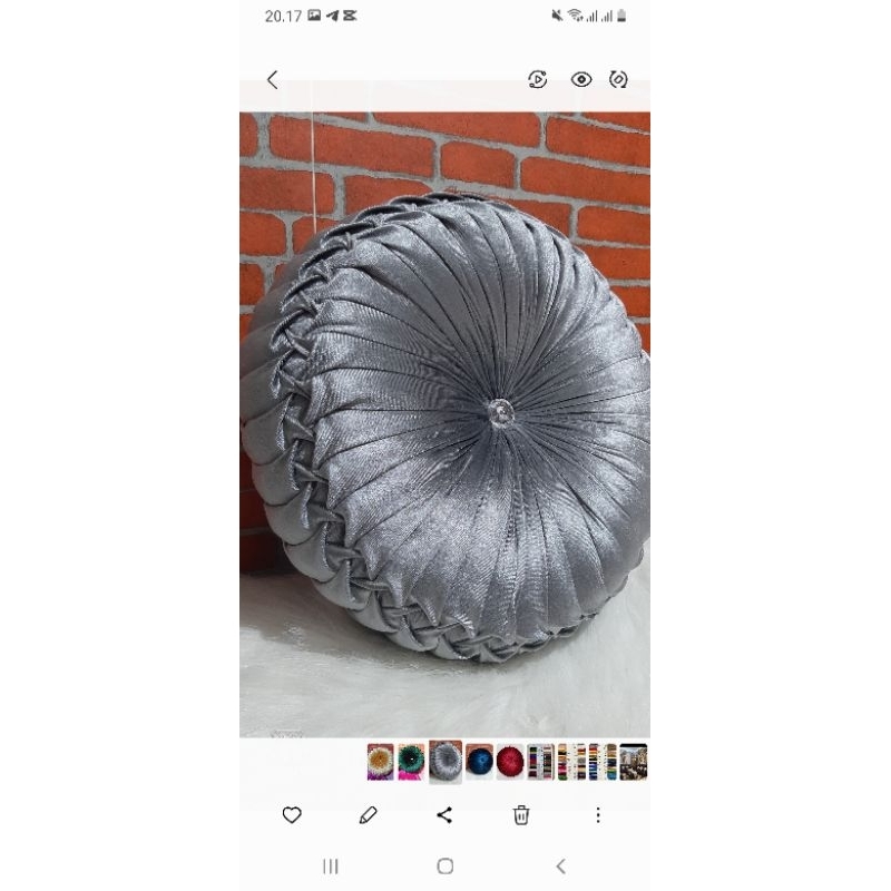 Jual Bantal sofa Smock bludru B3 Kancing Permata | Shopee Indonesia