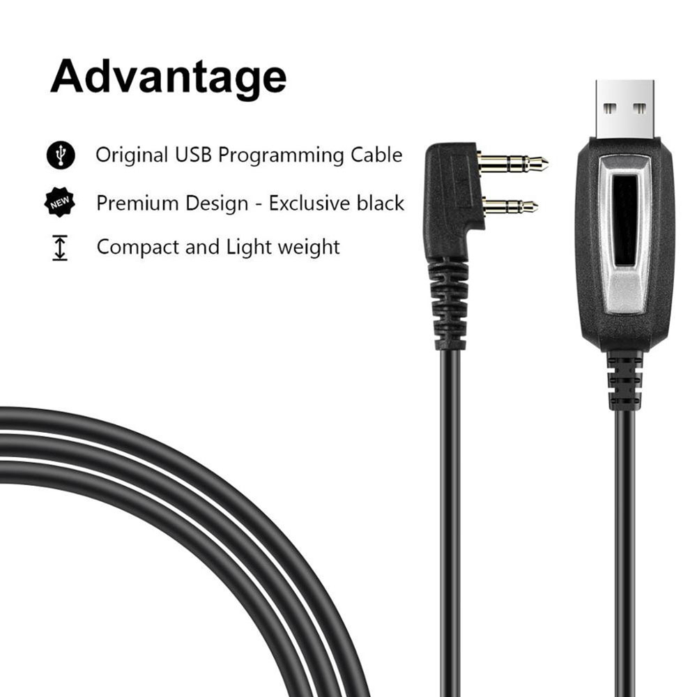 Jual USB USB Cable + CD Driver for Baofeng Walkie Talkie | Shopee Indonesia