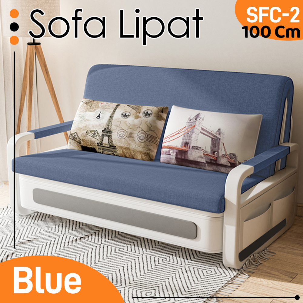 Jual Sofa Bed Lipat 100cm Minimalis
