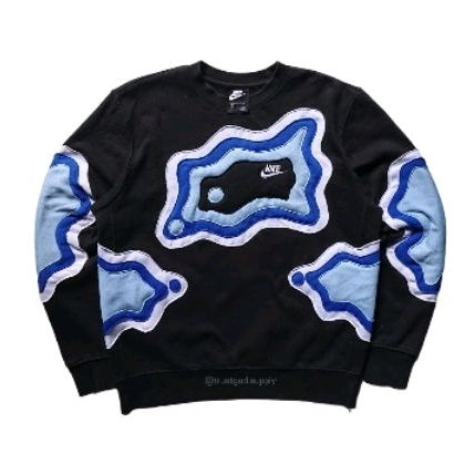 Jual REWORKED NIKE PSYCHEDELIC CREWNECK/REWORK HOODIE/REWORK CREWNECK ...