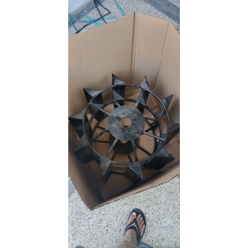 Jual Roda Besi Cultivator Quick Cakar Baja ukuran 37 / roda kanan dan