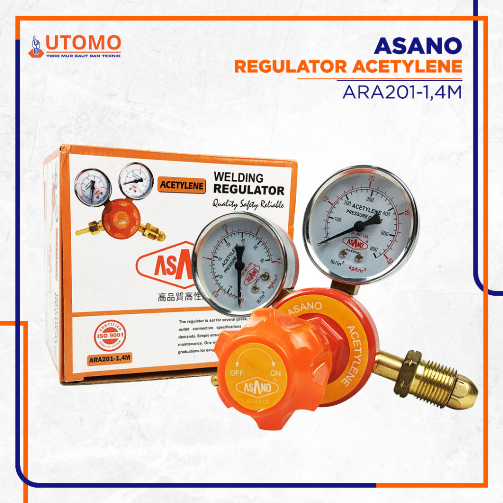 Jual Regulator Las Acetylene Asano Murah Promo Meteran Las Asano Acetilin Shopee Indonesia