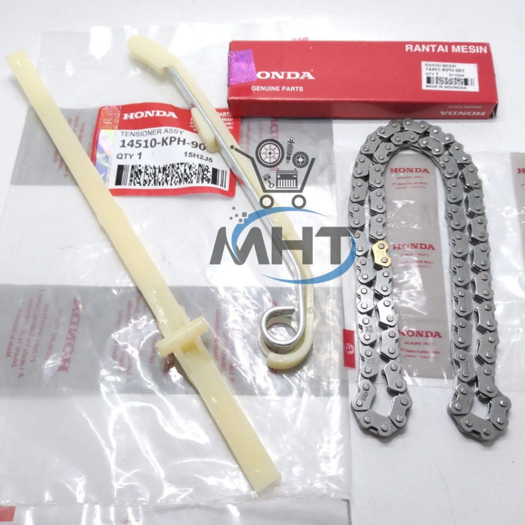 Jual Rantai keteng KPH + lidah tensioner Honda Supra X 125 karisma