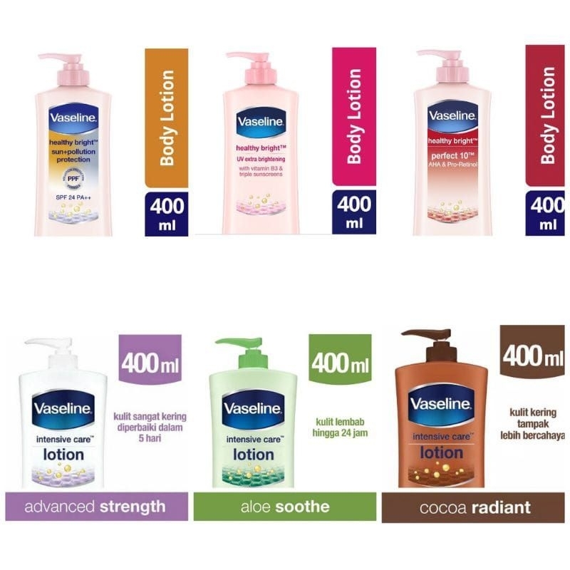 Jual Vaseline 400ml | Shopee Indonesia