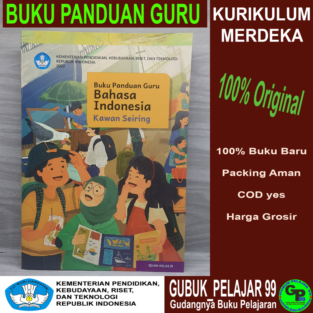 Jual Buku Panduan Guru BAHASA INDONESIA "Kawan Seiring" Untuk SD/MI ...