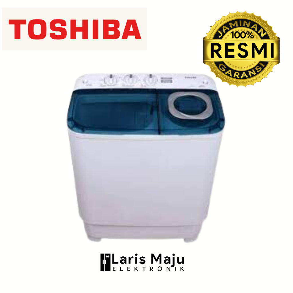 Jual Mesin Cuci TOSHIBA VHH 75 MN (WR) Kapasitas 6.5 Kg Daya 340 Watt