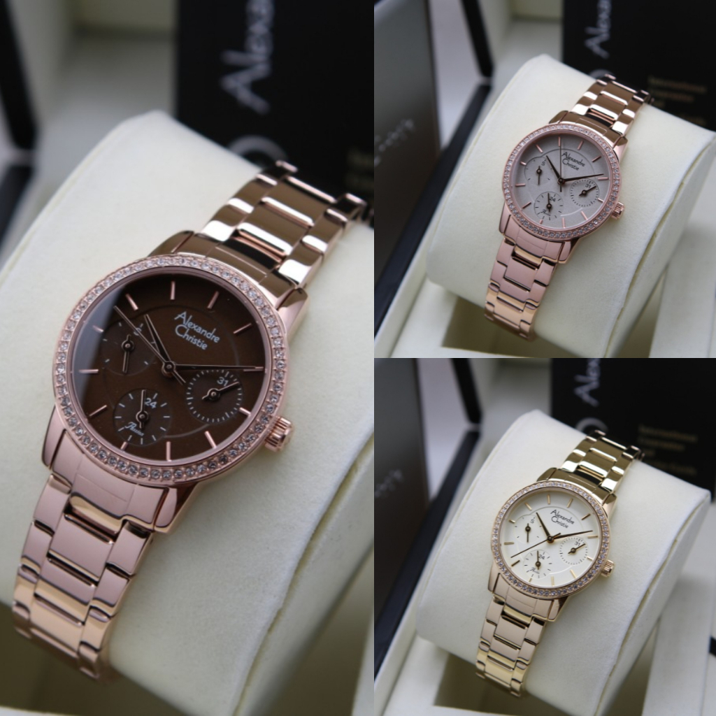 Jual ORIGINAL Jam Tangan Wanita Alexandre Christie AC 2A98 / AC2A98 ...