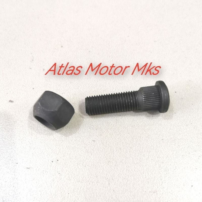 Jual Pc Baut Roda Toyota K Kijang Super Drat Kasar Mur Mm Panjang Keseluruhan Cm