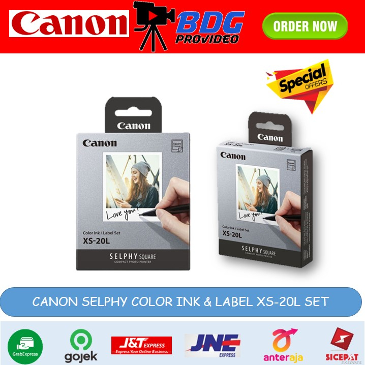 Jual CANON SELPHY COLOR INK & LABEL XS-20L SET | Shopee Indonesia