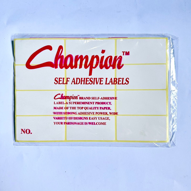 Jual (PAP) LABEL STIKER NAMA / self adhesive label/ stiker label harga ...