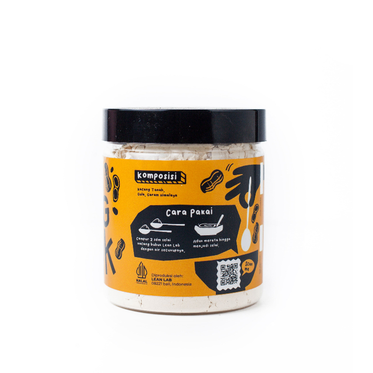 Jual Lean Lab Selai Kacang Bubuk 250gr Peanut Butter Powder (Vegan ...