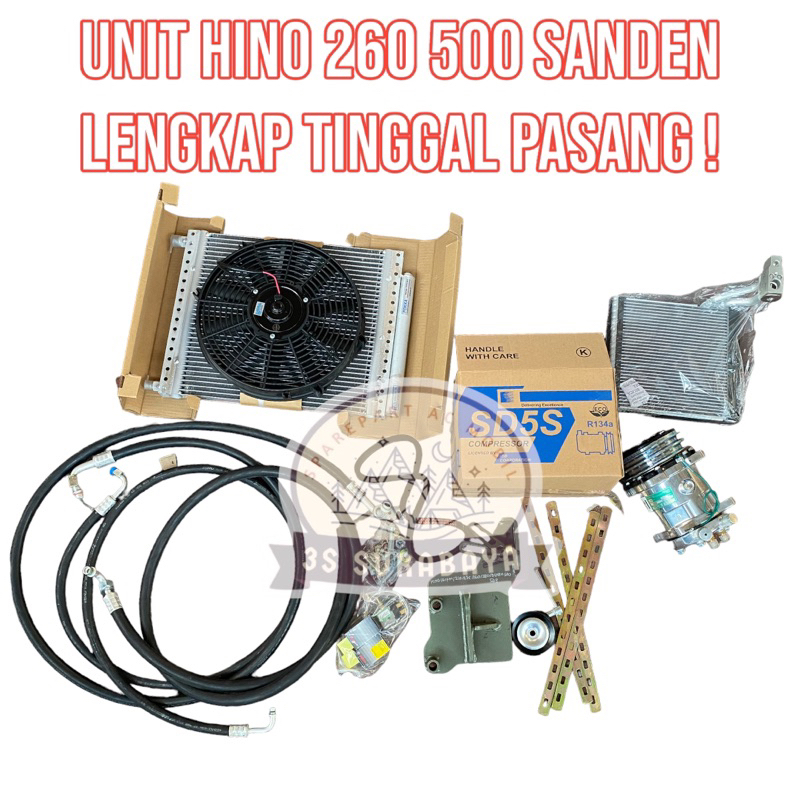 Jual Ac Unit Hino Lohan Pasang Sanden Lengkap Tinggal Pasang Ac Unit Ac Truk Baru New