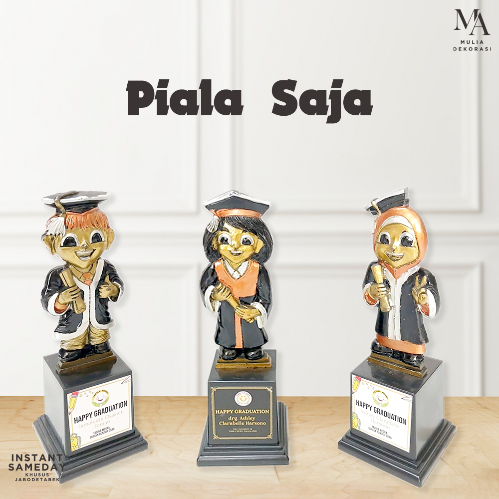 Jual Piagam Penghargaan Piala Trophy Wisuda Graduation Kelulusan