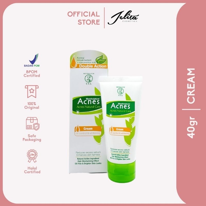 Jual Acnes Oil Control & Whitening Cream Moisturizer 40gr Shopee