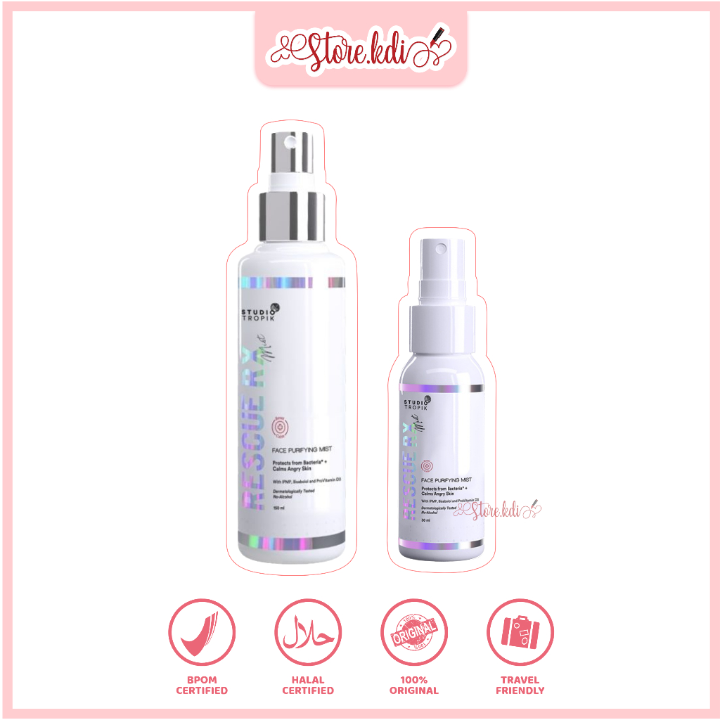 Jual STUDIO TROPIK Rescue RX Antibacterial Face Mist Shopee Indonesia