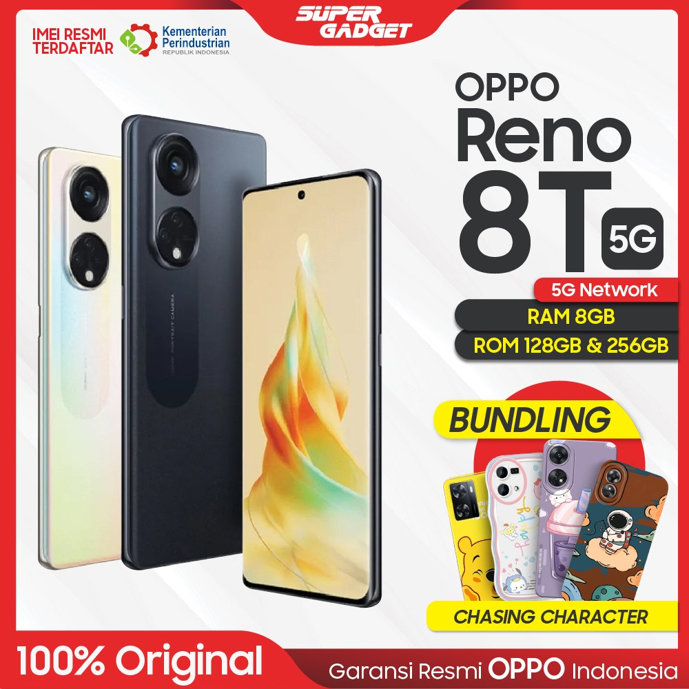 Jual OPPO RENO 8T 5G 8/128 8/256 GB RAM 8 ROM 128 256 8GB 128GB 256GB ...