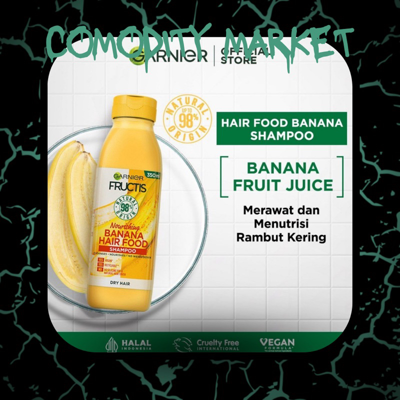 Jual Garnier Fructis Hair Food Shampoo Banana Shopee Indonesia
